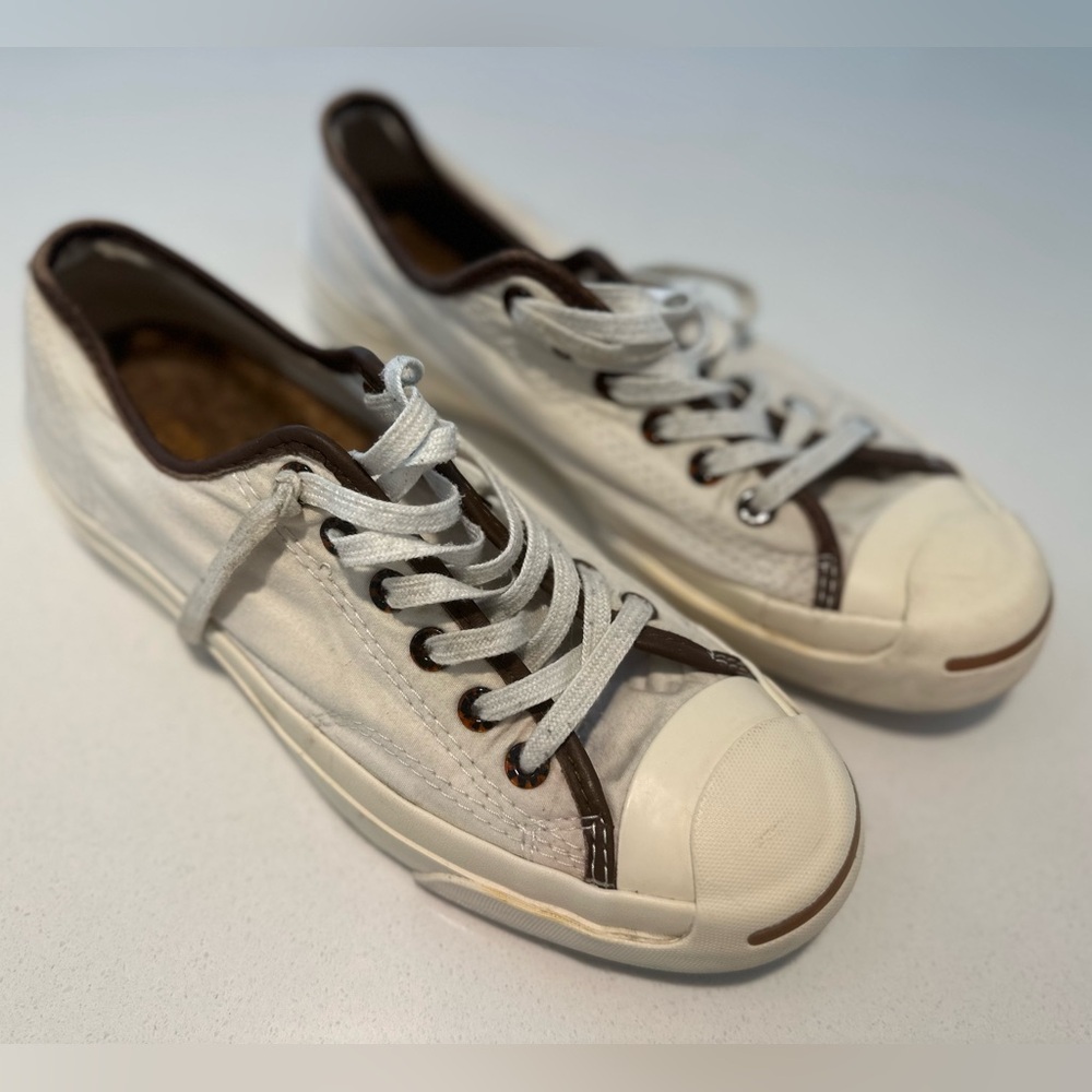 Converse Jack Purcell Classic White Canvas Sneakers EU 39